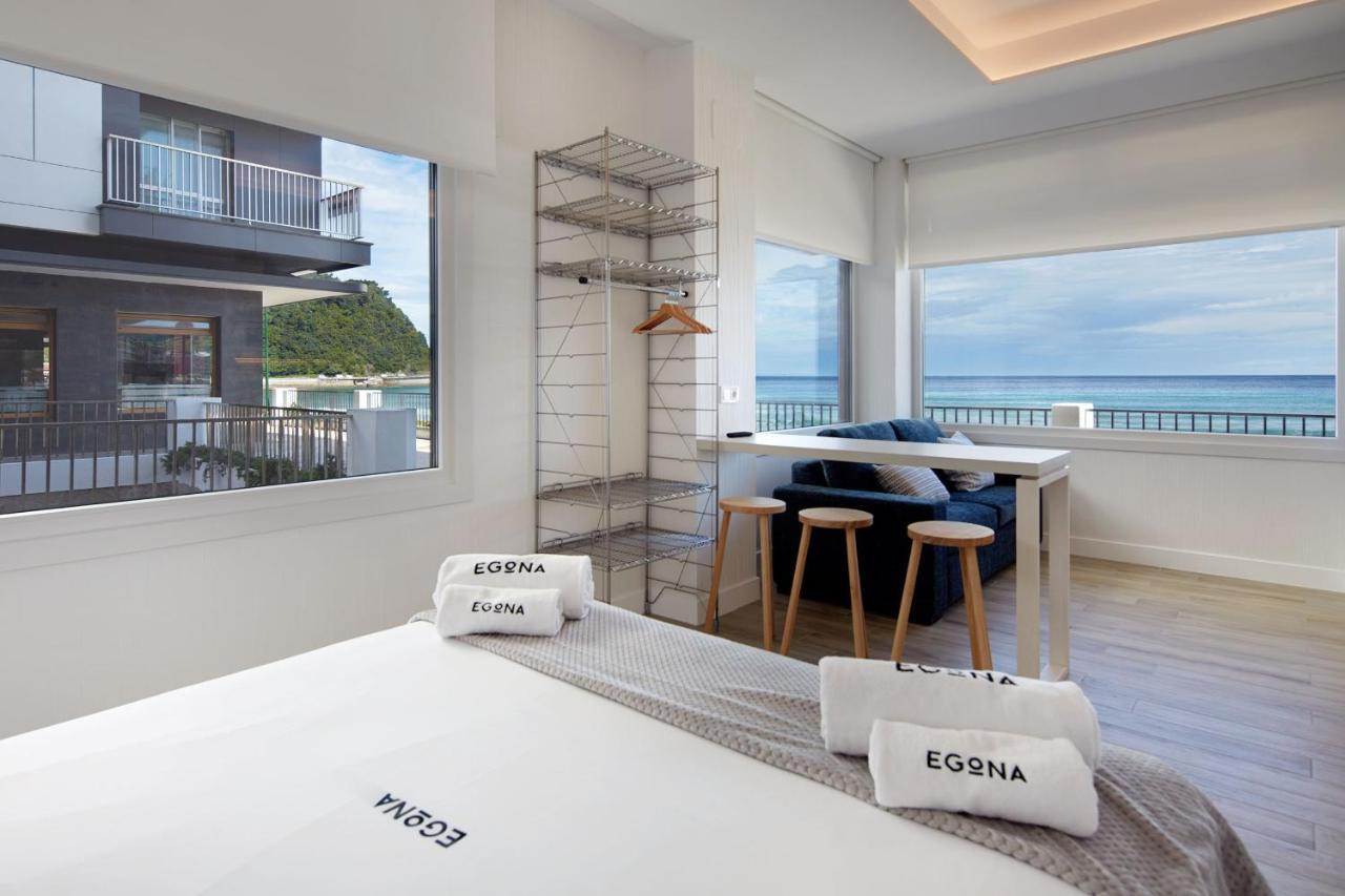 Apartamentos Egona Zarautz Sobre El Mar Экстерьер фото