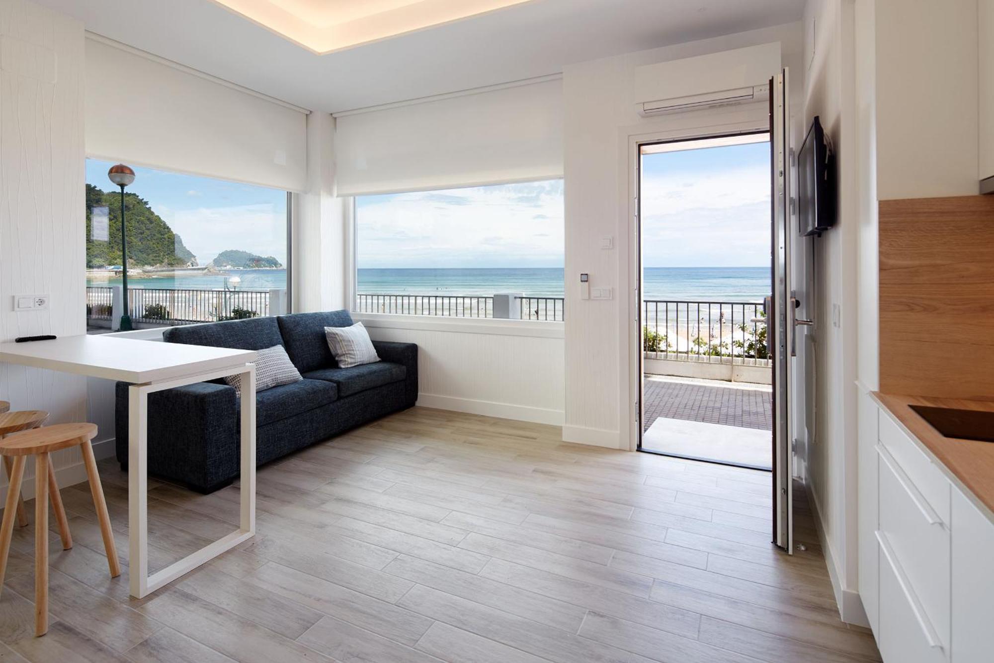 Apartamentos Egona Zarautz Sobre El Mar Экстерьер фото